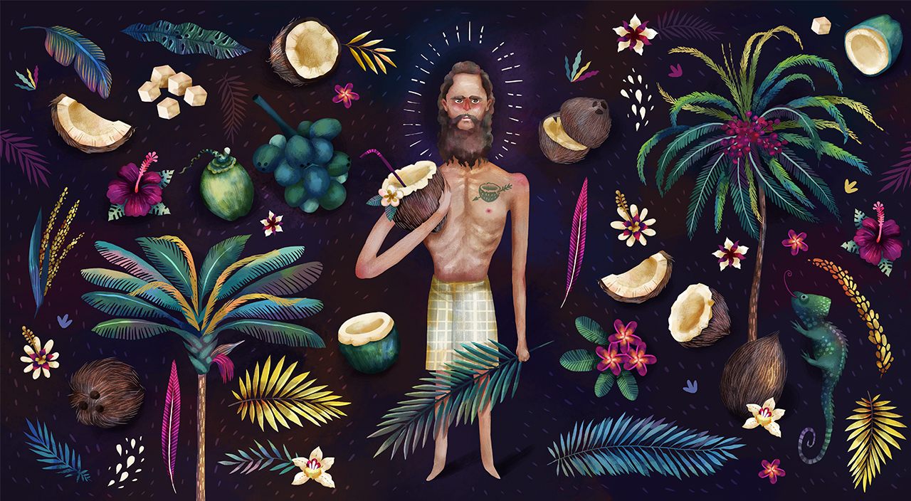 August Engelhardt believed coconuts were divine.