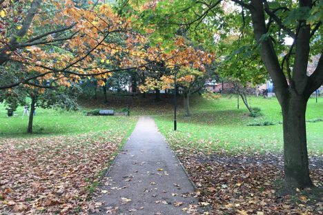 St. Michael's Flags and Angel Meadow Park