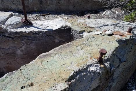 Mill foundations, pic taken before the 2021 Dixie Fire.