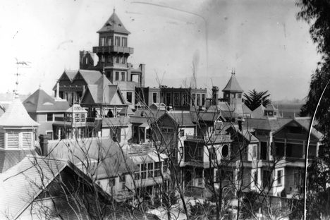 A pre-1906 view of the house from the south.