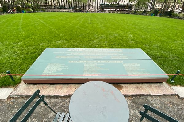 Plaque has been refurbished 