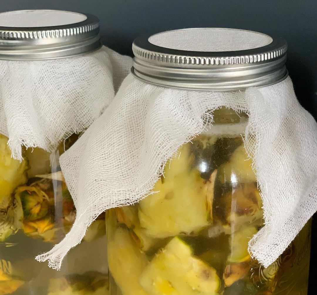 Halve your pineapple and drink it, too.