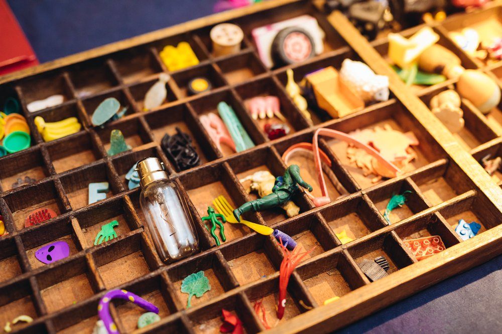 Atherton's newest project, "Museum of the Future," is a pop-up exhibition that collects hundreds of the objects she's found over the years and brings them to schools and universities.