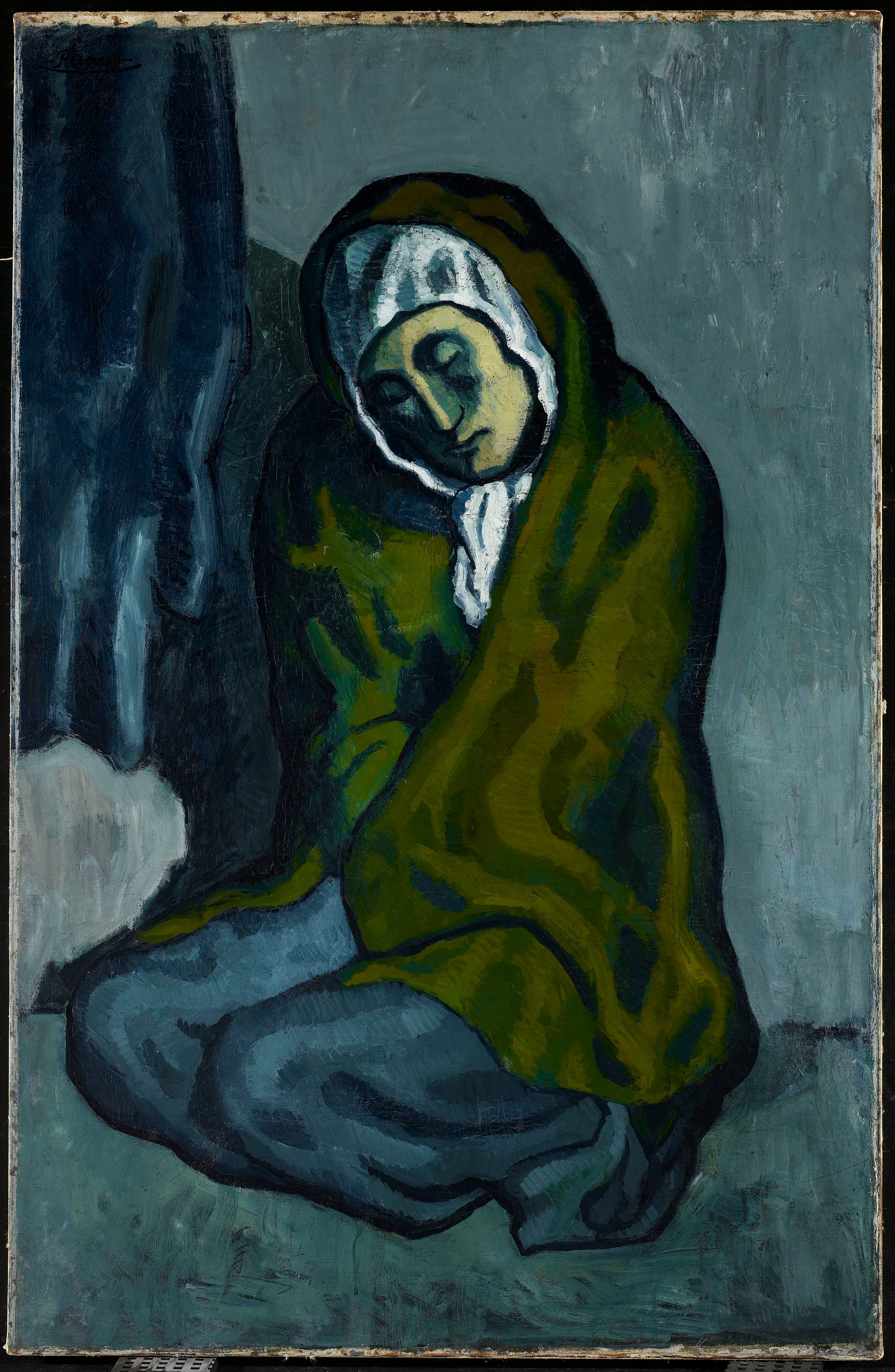 Picasso's "The Crouching Woman," 1902.
