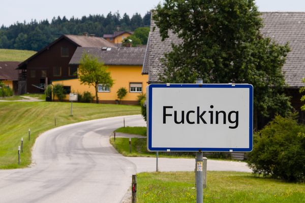Sign at the town limits