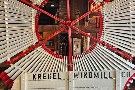 Display of actual Windmill produced in the factory