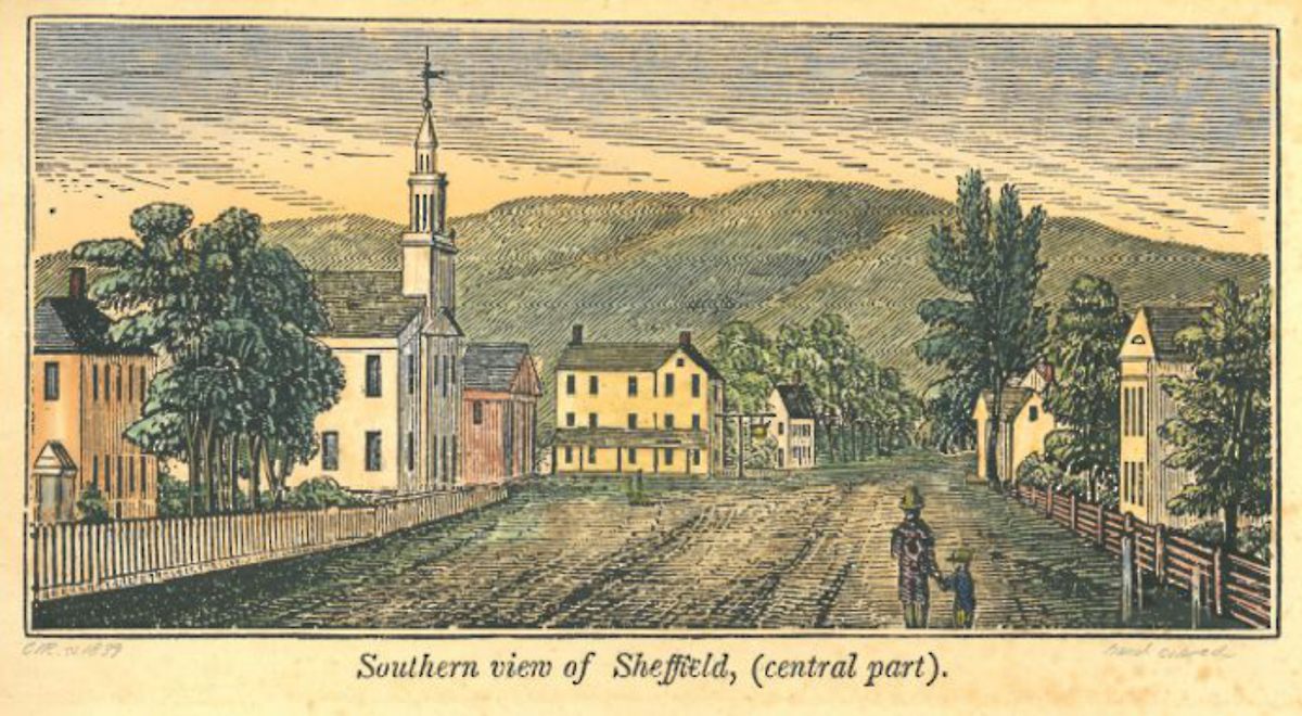Sedgwick, Massachusetts, as it looked in the 1830s, shortly after Elizabeth Freeman passed away.