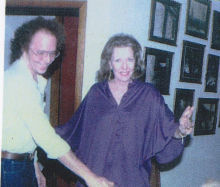 Studio Duplicating Service owner Jean Shepard and her son Grey in their apartment above the shop, 1982.