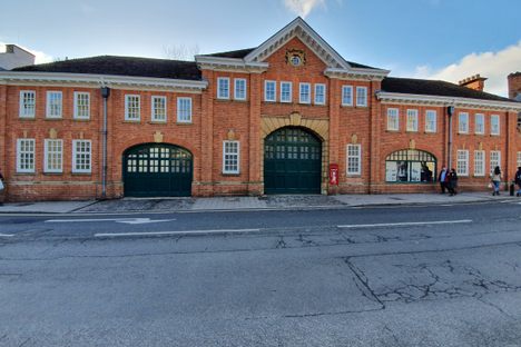 The former Morris Garage from across Longwall Street.