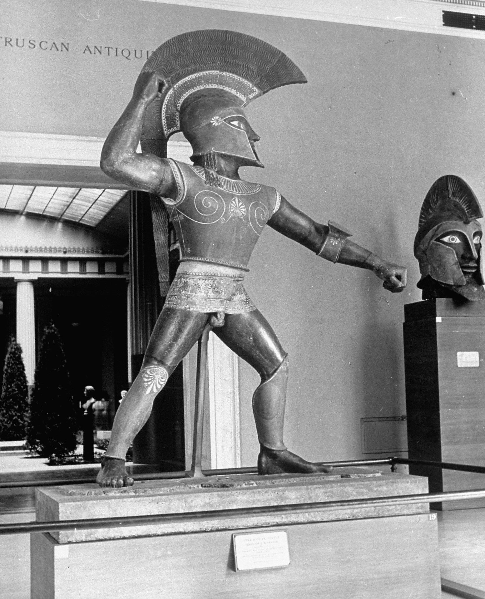 The eight-foot "Etruscan" statue was on display for decades before being proven a fake.