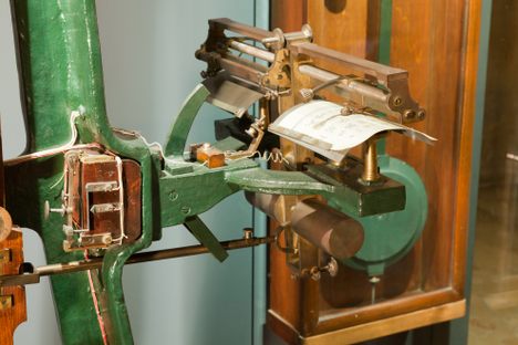 Close up of the Pantelegraph 