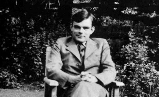 Alan Turing in 1930, long before computer music was even imaginable.