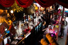 Vaulty Towers has the vibe of a DIY space.