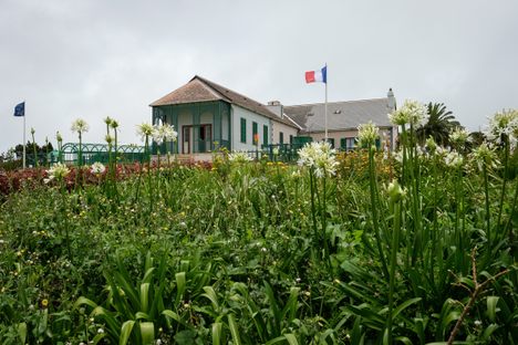 A general view of Longwood House, the building which was the home of exiled French Emperor Napoleon Bonaparte until his death in 1821 in Longwood, Saint Helena. 