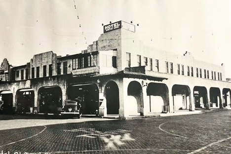 The Hunter Arms Hotel in the 1930s