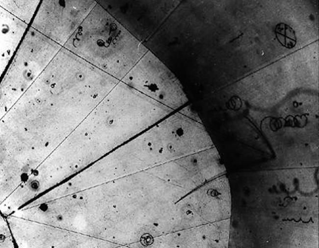 First observation of neutrinos, which may also be Majorana fermions.