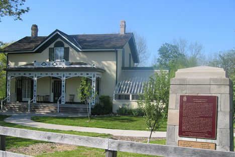 The Bell family home at the Bell Homestead.