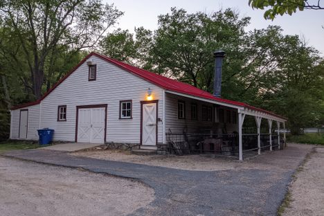 Barn and blacksmith shop built in 1970.