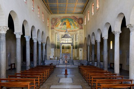 Interior of the church.