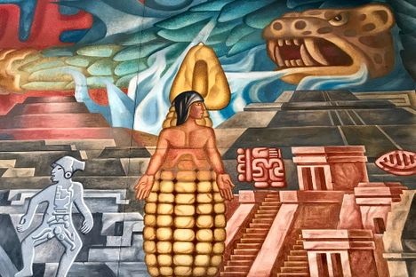 Details of the murals