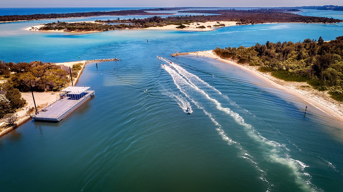 The Gippsland Lakes, near Melbourne, are home to one of just two Burrunan dolphin populations.