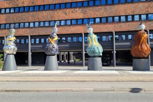 All four 'Tumblers on Life´s Path' in order, left to right. 