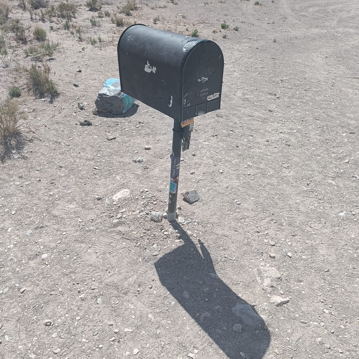 The Black Mailbox – Alamo, Nevada - Atlas Obscura