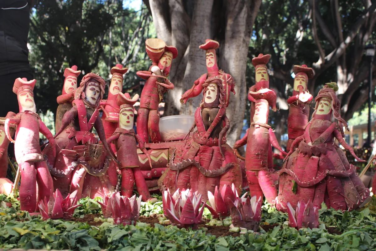 Tiny radish people