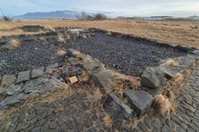 The remains are only a tiny part of the once large hospital.