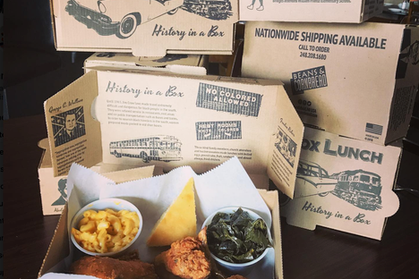 The shoebox lunch has become a symbol of resilience.