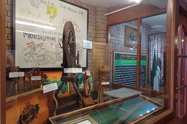 Objects made by incarcerated political prisoners.