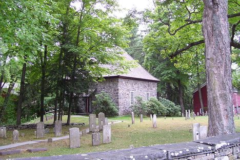 The 1717 Reformed Church of New Paltz.