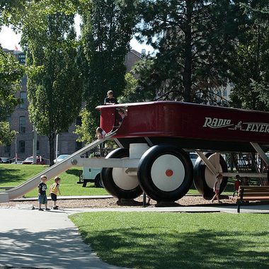 Giant Red Wagon