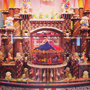 The 1,500-pound chocolate castle.