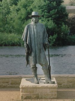 Stevie Ray Vaughan Statue in Austin, Texas