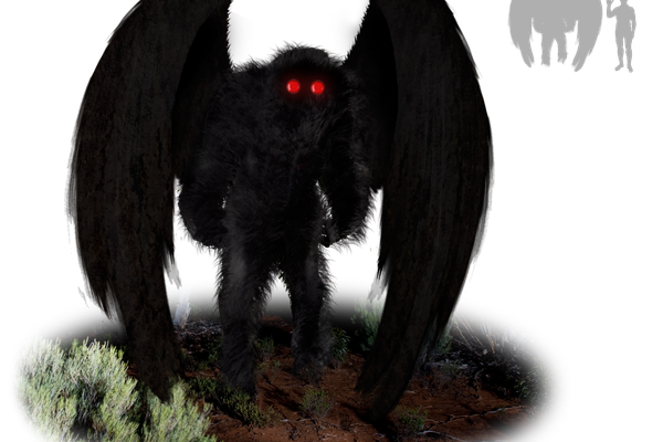 An artist’s rendering with a human for scale.