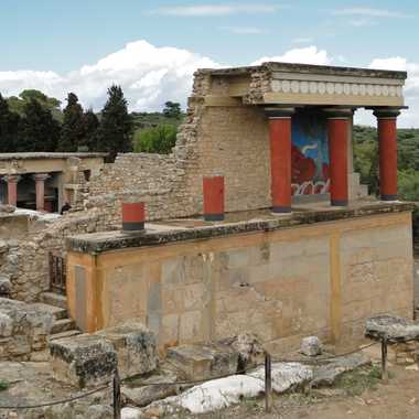 The ruins of Knossos.