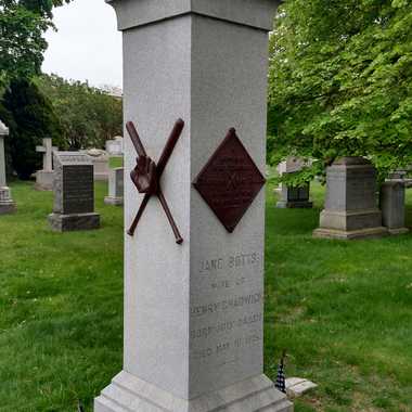 Henry Chadwick's grave