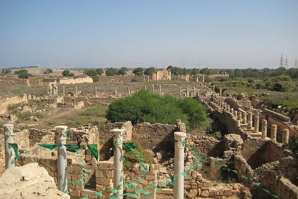 Te ancient city of Lepis Magna.