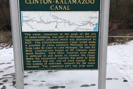 Historical Marker at Yates Park.