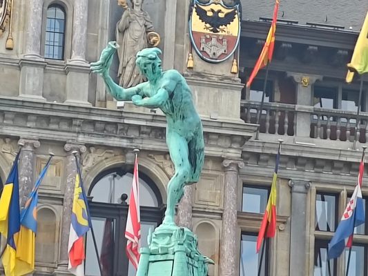Brabo Fountain - Atlas Obscura