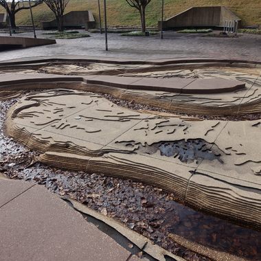 Model of the Mississippi at Mud Island River Park