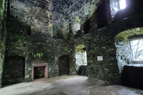 Inside Drumcoltran Tower