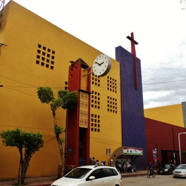 Main entrance to the church.