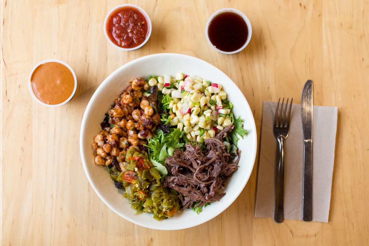 A bowl from Tocabe might include ingredients from several Native-owned companies.