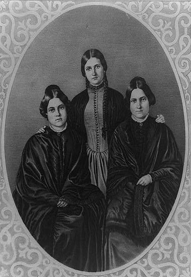 Three sisters—Margaretta, Kate, and Leah Fox—were convinced they were communicating with spirits through 