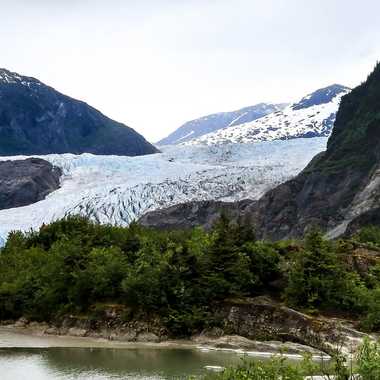 Mendenhall Glacier and Lake, and Nugget Falls, Tongass National Forest