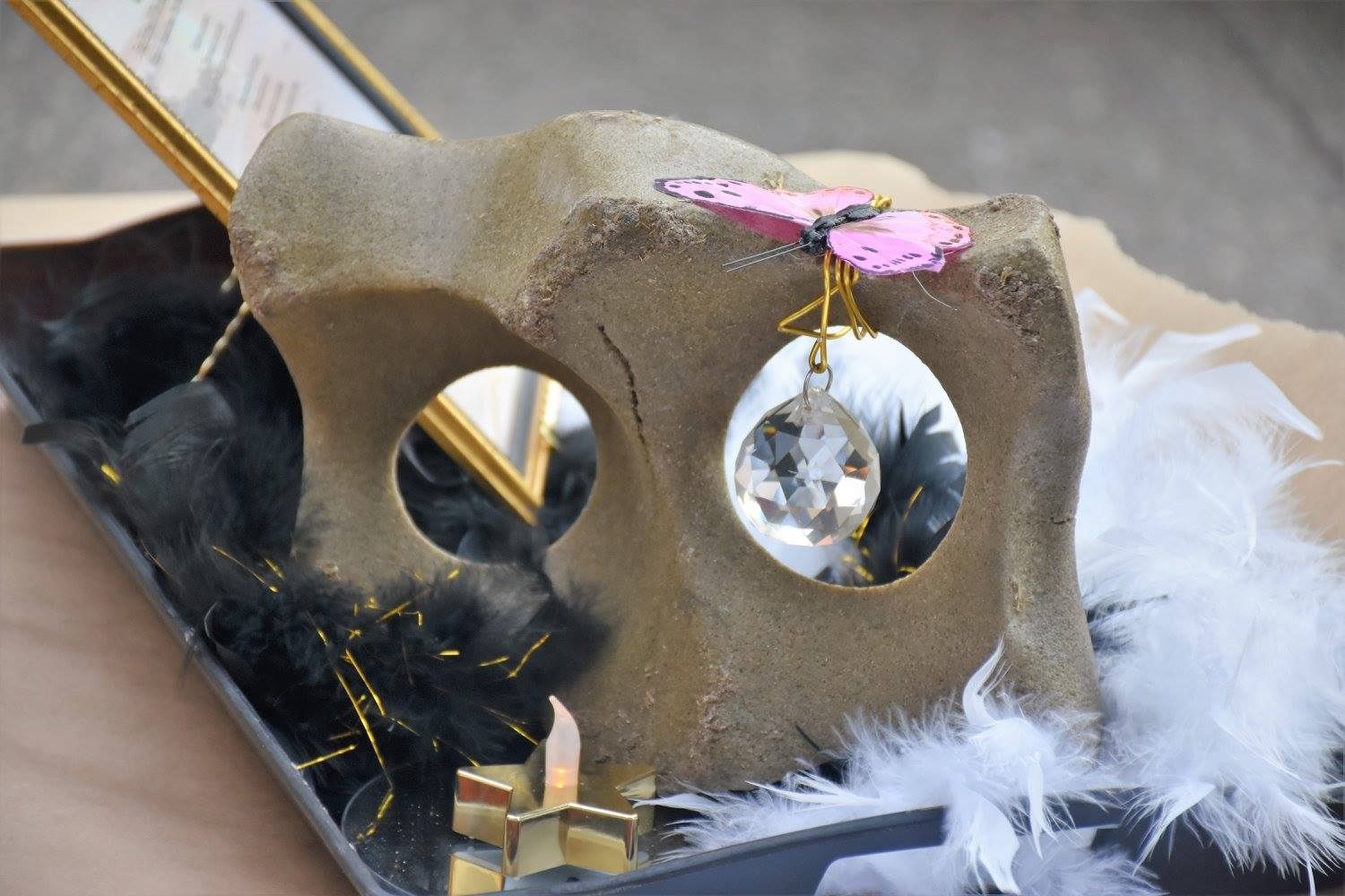 "Total Eclipse of the Heart if Pigs Could Fly," by Stephanie Waldron Brown, won the "Poem and Block" category.