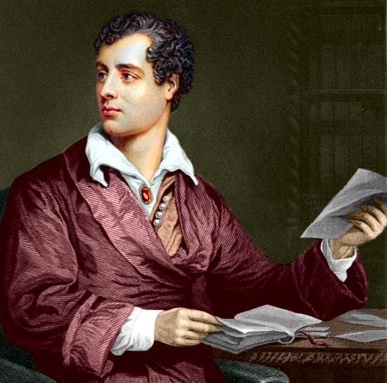 Engraving of Lord Byron