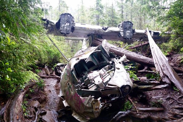 Canso Bomber Plane Crash